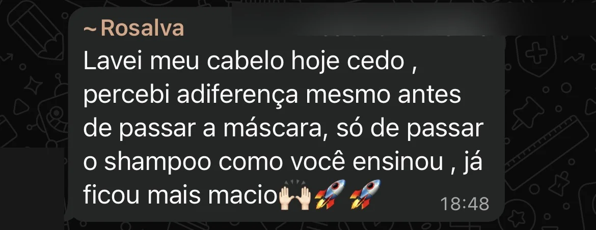 Depoimento de aluna